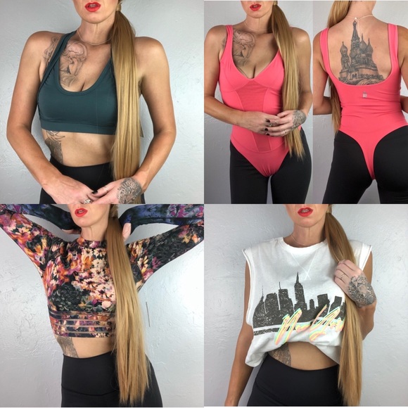 FREE PEOPLE Thong NWT Coral Pink Leotard XS - Picture 14 of 15